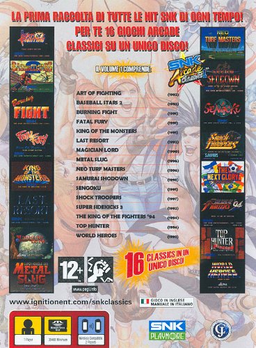 Snk Arcade Classics Vol.1