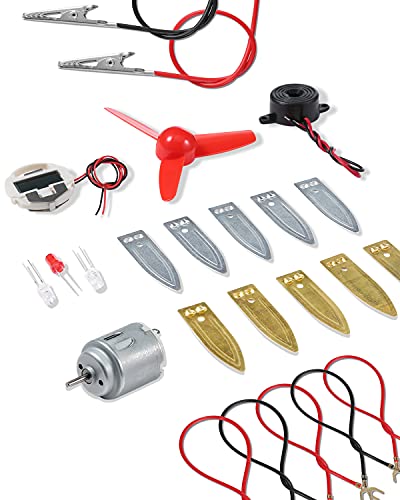 Sntieecr Experimentos con Frutas Juguetes Patata Kit de Ciencia Generador de Electricidad Juguete Educativo Kit de Juguetes de Ciencia Experimento de Laboratorio de Bricolaje para Niños