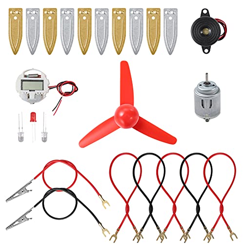 Sntieecr Experimentos con Frutas Juguetes Patata Kit de Ciencia Generador de Electricidad Juguete Educativo Kit de Juguetes de Ciencia Experimento de Laboratorio de Bricolaje para Niños