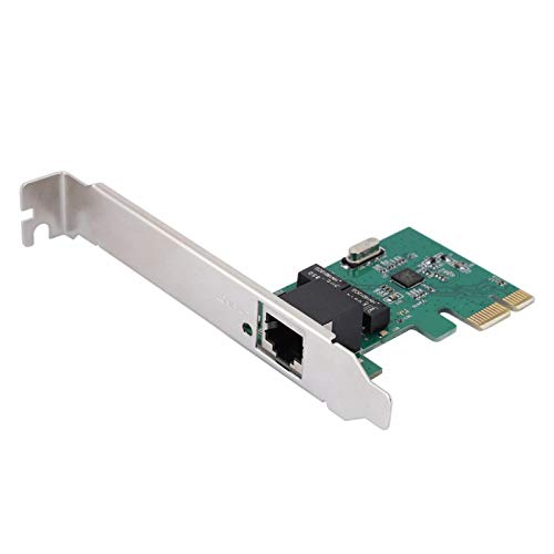 Socobeta Un Puerto Potente Plug and Play Tarjeta LAN Gigabit Tarjeta de Red de Escritorio Tarjeta de Red PCI-E Adaptador de Escritorio PCI-E Gigabit para computadora para PC