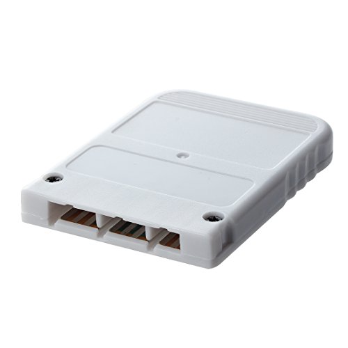SODIAL(R) Blanco - 1MB Tarjeta de Memoria Stick para Playstation 1 Un Juego PS1 PSX