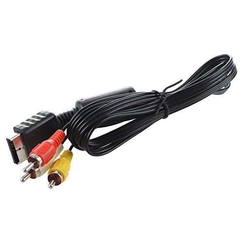 SODIAL(R)Cable de AV TV Video Audio para Playstation 3 PS3 / PS1 / PS2