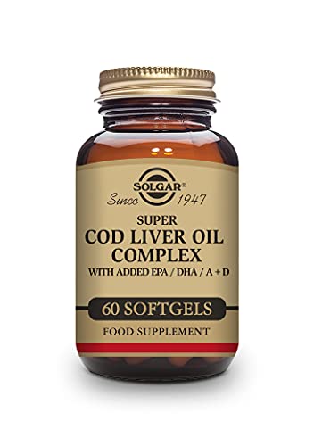 Solgar Super Cod Liver Oil Complex Cápsulas blandas - Envase de 60