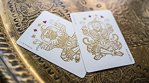 SOLOMAGIA Mazzo di Carte White Gold Edition V3 Playing Cards by Joker and The Thief