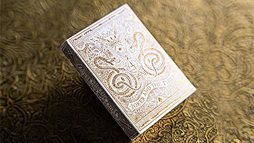 SOLOMAGIA Mazzo di Carte White Gold Edition V3 Playing Cards by Joker and The Thief