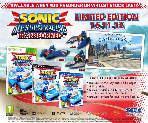 Sonic & All Stars Racing Transformed: Limited Edition [Importación inglesa]