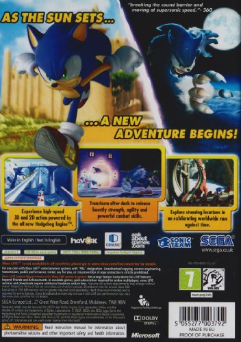 Sonic Unleashed - Classics Edition - Xbox 360 [Importación inglesa]