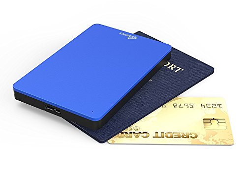 Sonnics 1TB Azul Disco duro externo portátil de Velocidad de transferencia ultrarrápida USB 3.0 para PC Windows, Apple Mac, Smart TV, XBOX ONE y PS4