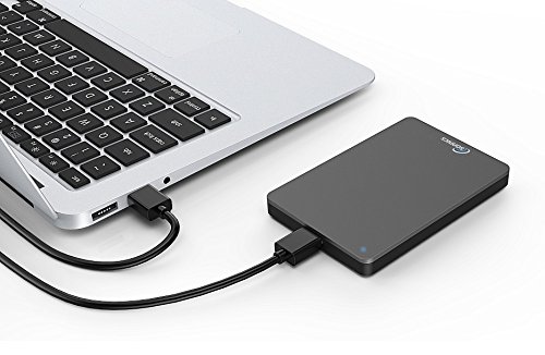 Sonnics 320GB Gris Oscuro Disco duro externo portátil de Velocidad de transferencia ultrarrápida USB 3.0 para PC Windows, Apple Mac, Smart TV, XBOX ONE y PS4