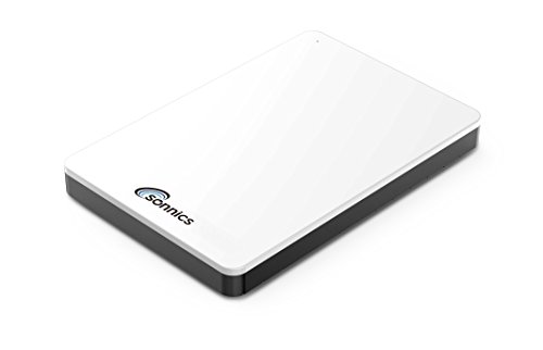 Sonnics - Disco duro externo de bolsillo USB 3.0 compatible con Windows, Mac, Xbox One y PS4 blanco 320 gb