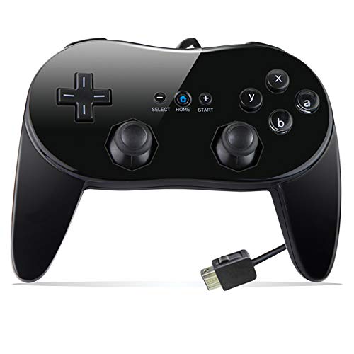 SONVIEE Classic Controller Pro para Nintendo Wii Mando,Wired Wii Gamepad Pro Pad para Juegos Clásicos de Wii