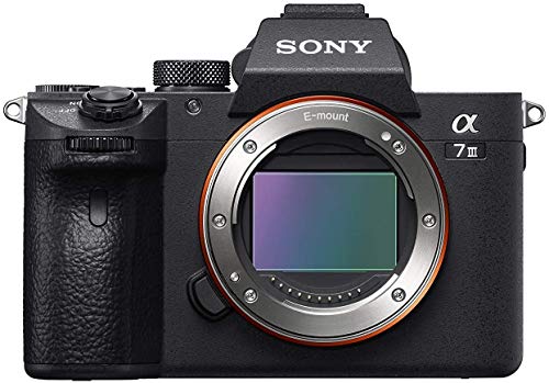 Sony Alpha 7 III - Cámara evil de fotograma completo (Enfoque automático rápido 0.02s, estabilización de imagen óptica de 5 ejes, 4K HLG, mayor duración de batería)