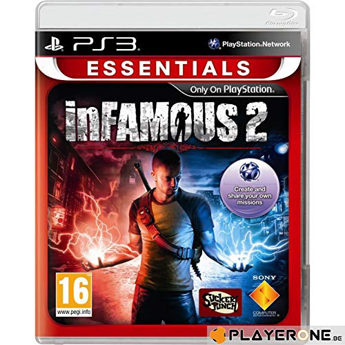 Sony InFamous 2 Essentials, PS3 - Juego (PS3, PlayStation 3, Acción / Aventura, T (Teen))