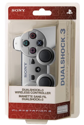 Sony - Mando Inalámbrico Dual Shock 3, Color Plata (PS3)