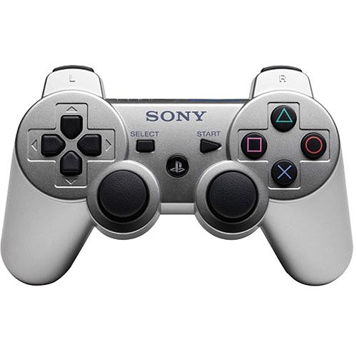 Sony - Mando Inalámbrico Dual Shock 3, Color Plata (PS3)