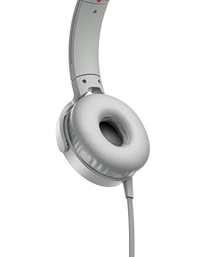 Sony MDR - XB550AP - Auriculares de diadema Extra Bass (micrófono integrado compatible con Smartphones, diadema metálica adaptable), blanco