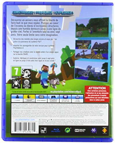 Sony - Minecraft PS4 [Importación Francesa]
