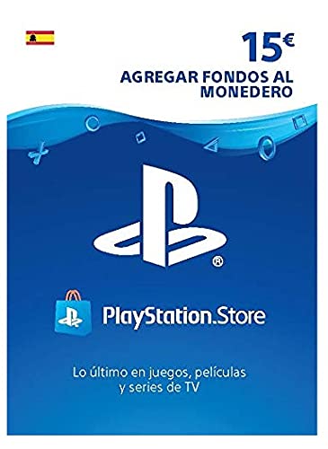 Sony, PlayStation - Tarjeta Prepago PSN 15€ | PS5/PS4/PS3 | Código de descarga PSN - Cuenta española