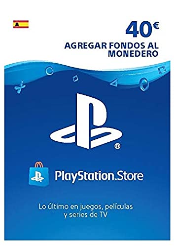 Sony, PlayStation - Tarjeta Prepago PSN 40€ | PS5/PS4/PS3 | Código de descarga PSN - Cuenta española
