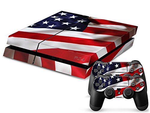 Sony PS4 Playstation 4 Skin Design Foils Pegatina Set - USA Motivo