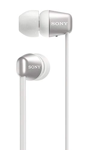 Sony WI-C310 Auriculares inalámbricos Bluetooth intrauditivos con micrófono/remoto, astillas/blanco (renovado)