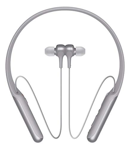 Sony WI-C600N - Auriculares Neckband inalámbricos (Bluetooth, Noise Cancelling con Inteligencia Artificial de una pulsación (AINC), Modo Sonido Ambiente para no perderte ningún Sonido Esencial) Gris