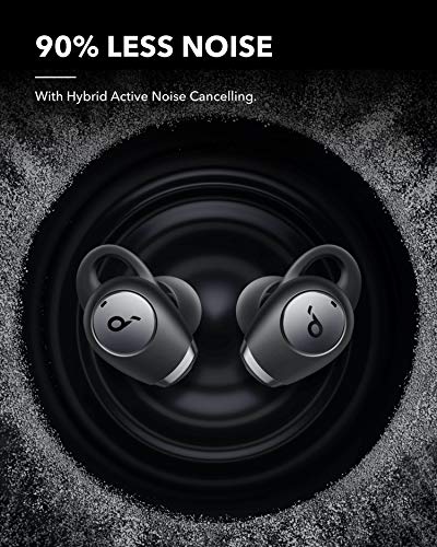 Soundcore de Anker Life A2 NC Auriculares Inalámbricos Bluetooth con Cancelación de Ruido Multimodo, Auriculares Bluetooth ANC con 6 Micrófonos, Llamadas Nítidas, 35 h Reproducción,Graves Intensos