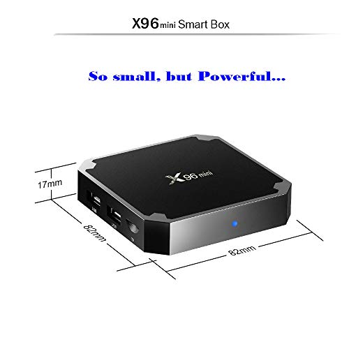 Space element Android 10.0 TV Box[2G+16G],X96 Mini Android Smart TV Box,Utiliza Cortex A53 y Mali 450 GPU para Lograr una relación Rendimiento/Costo súper Alta,(2+16) GB British Standard