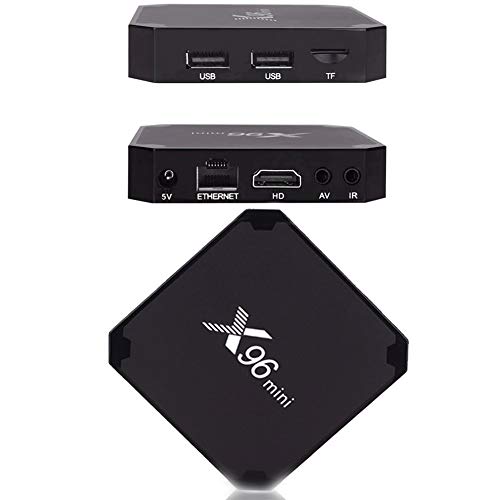 Space element Android 10.0 TV Box[2G+16G],X96 Mini Android Smart TV Box,Utiliza Cortex A53 y Mali 450 GPU para Lograr una relación Rendimiento/Costo súper Alta,(2+16) GB British Standard
