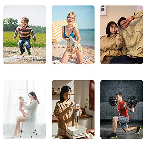 Space element Seguimiento Facial 360, Gimbal Movil Seguimiento de Objetos Faciales, Seguimiento de Cara Automatico Movil Reconocimiento Inteligente Compatible con Varios de Grabación de Video,Negro