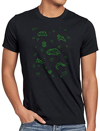 Space Fleet Herren T-Shirt Retro Gamer Tardis Viper