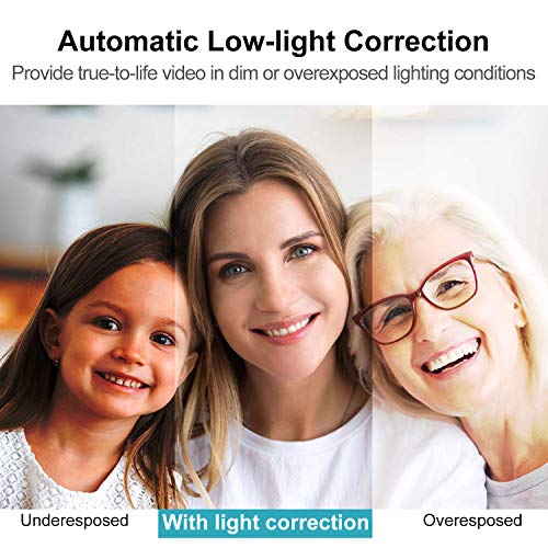 Spedal Webcam 1080p, Streaming Cámara Web con Micrófono, USB Webcam para Xbox OBS XSplit Skype Facebook, Compatible con Mac OS Windows 10/8/7