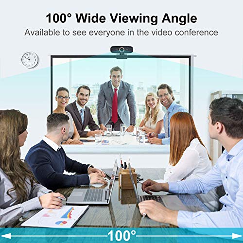 Spedal Webcam 1080p, Streaming Cámara Web con Micrófono, USB Webcam para Xbox OBS XSplit Skype Facebook, Compatible con Mac OS Windows 10/8/7