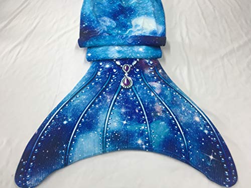 SPEEDEVE Cola de Sirena con Bikini para Niñas para Fiesta de Natación Cosplay