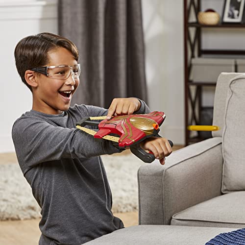 SPIDER-MAN F0237EU4 Lanzador Web Bolt de Nerf de Marvel para niños, diseño Inspirado en la película, Incluye 3 Dardos Elite Nerf, a Partir de 5 años