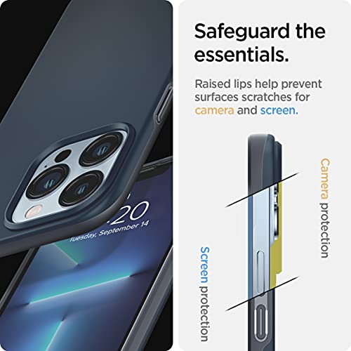 Spigen Funda Thin Fit Compatible con iPhone 13 Pro MAX - Metal Pizarra