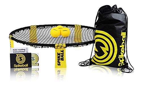 Spikeball - Juego de 3 Bolas - para Jugar al Aire Libre o a Cubierto, sobre el césped, en el Pista, la Playa, el Parque. Incluye 3 Bolas, Bolsa para transportarlo y Libro de Reglas.