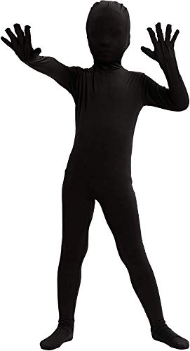 Spooktacular Creations Child Unisex Black Second Skin Costume (Large ( 10- 12 yrs))