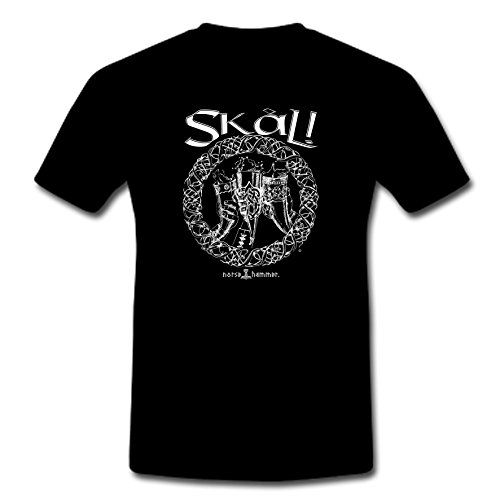 Sputnik-Shirts - Camiseta con diseño de tabla de Negro M