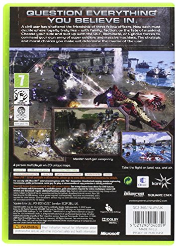 Square Enix Supreme Commander 2 (Xbox 360) vídeo - Juego (Xbox 360, Estrategia, E12 + (Everyone 12 +))