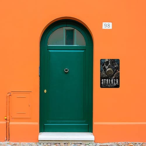 S.T.A.L.K.E.R. Call of Pripyat Classic - Cubierta de juego popular (1 letrero de metal, estilo vintage, bar, bar, decoración de pared, 30 x 20 cm)