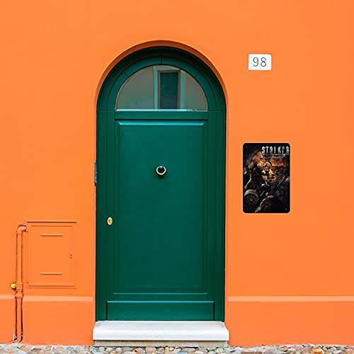 S.T.A.L.K.E.R. Call of Pripyat - Póster clásico de la bandera de metal de la marca Call of Pripyat para decoración de pared de 30 x 20 cm