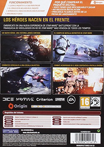 Star Wars: Battlefront II - Edición estándar (La caja contiene un código de descarga - Origin)