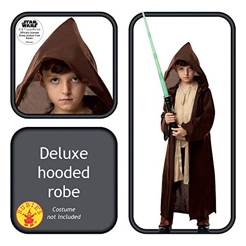 Star Wars - Disfraz Túnica Jedi Premium para niños, infantil 7-8 años (Rubie's 640274-L)