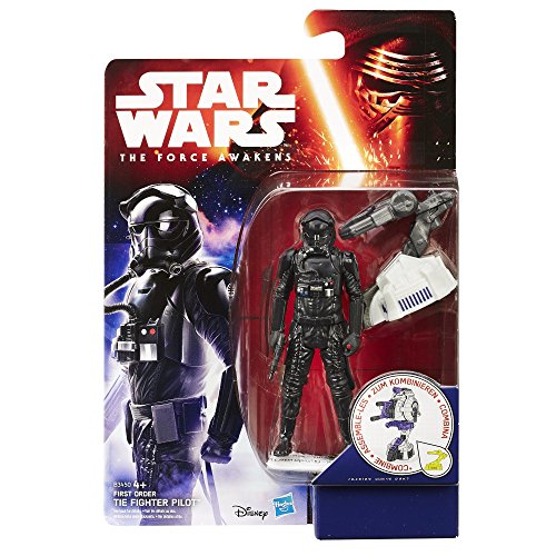 Star Wars - El Despertar de la Fuerza - Figura Space Mission First Order Tie Fighter Pilot, 9.5cm (B3450)