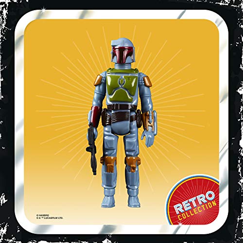 Star Wars Figura de acción de Boba Fett The Empire Strikes Back, colección Retro, Juguetes para niños a Partir de 4 años (Hasbro E96535X6)