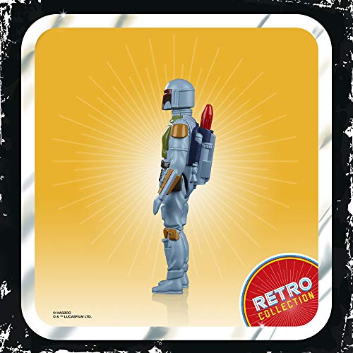 Star Wars Figura de acción de Boba Fett The Empire Strikes Back, colección Retro, Juguetes para niños a Partir de 4 años (Hasbro E96535X6)