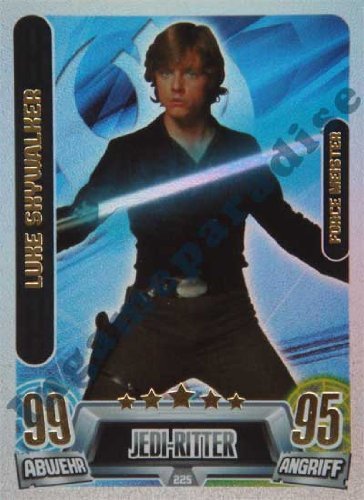 Star Wars Force Attax Movie Cards Serie 2 - Carta de Luke Skywalker (texto en alemán)
