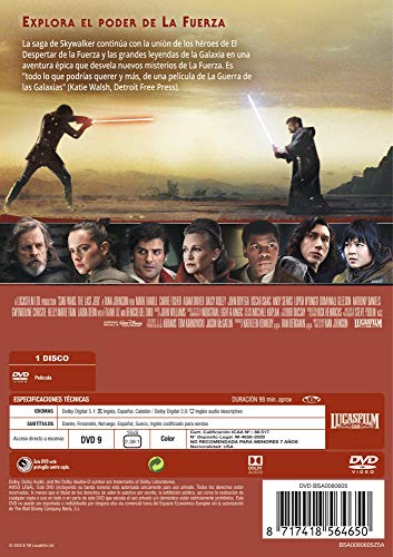 Star Wars: Los últimos Jedi (Edición remasterizada) (DVD)