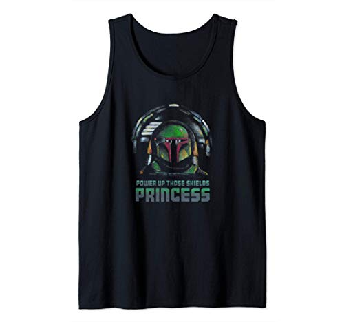 Star Wars: The Mandalorian Power Up Those Shields Princess Camiseta sin Mangas
